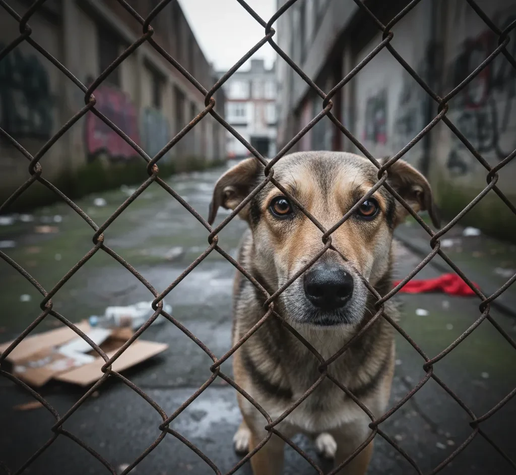 cane-abbandonato-canile-napoli-maltrattamento-animali