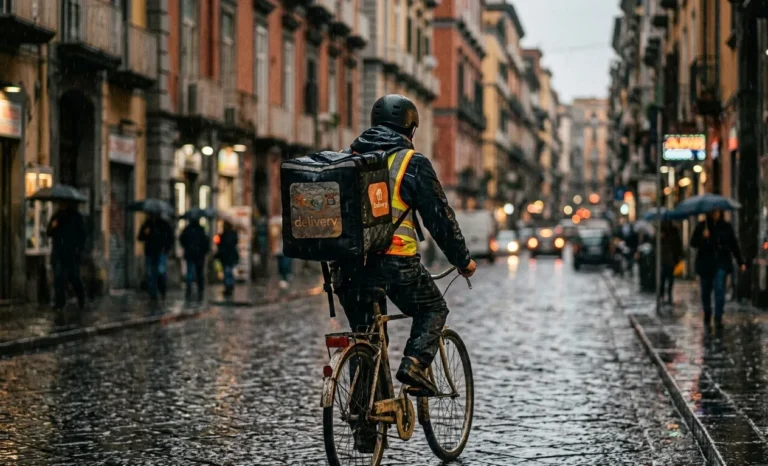 Scopri di più sull'articolo L’Esercito degli Invisibili: Tra Lavoro Sommerso e l’Inganno dei Rider
