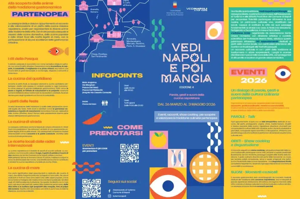 Vedi Napoli e poi Mangia 2026: Il Trionfo della Tradizione tra Gusto e Cultura 2 eventi Vedi Napoli e poi Mangia 2026