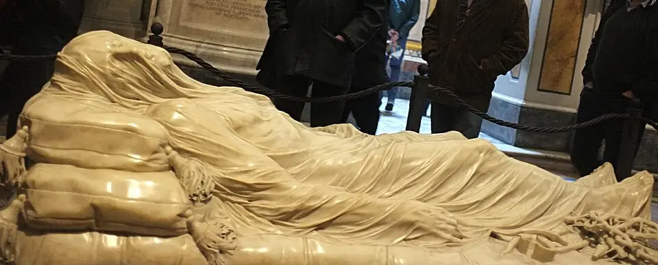 Cristo Velato Cappella Sansevero Napoli scultura Giuseppe Sanmartino centro storico Napoli