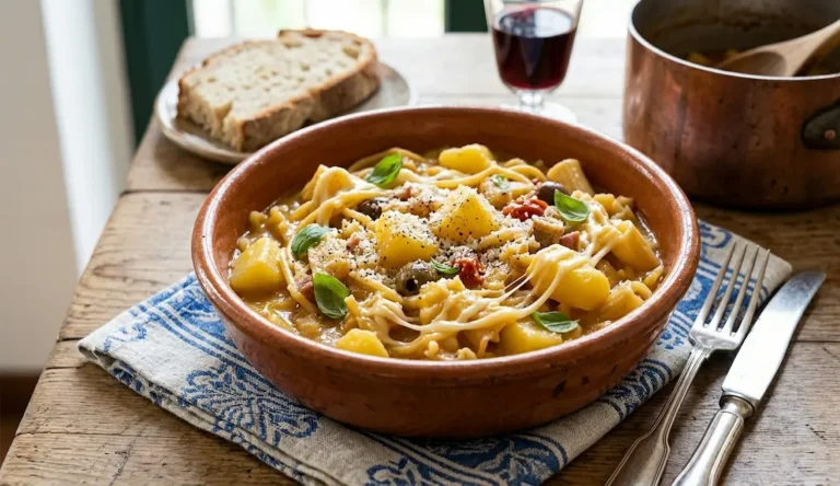 Scopri di più sull'articolo Pasta Patate e Provola: La Ricetta Azzeccata Napoletana