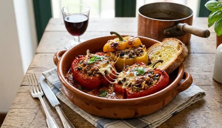 Scopri di più sull'articolo Peperoni Imbottiti alla Napoletana: La Ricetta Tradizionale