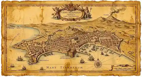 mappa antica napoli 1